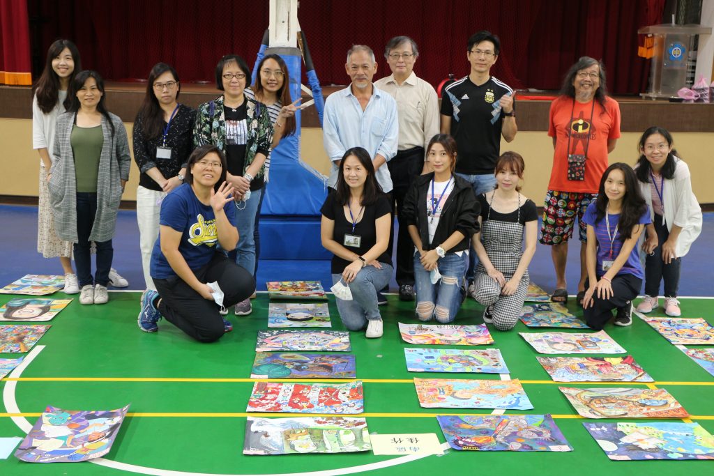 109學年度臺北市學生美術比賽漫畫類評審代表照片
